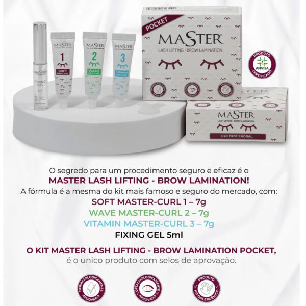 Kit Master Lash Lifting Brow Lamination Pocket - Imagem 3