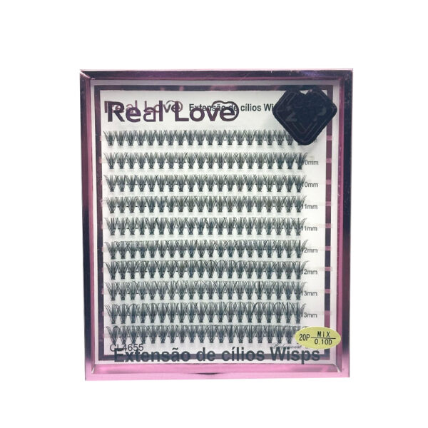 Cilios Tufo Real Love 20P Mix 0.10D