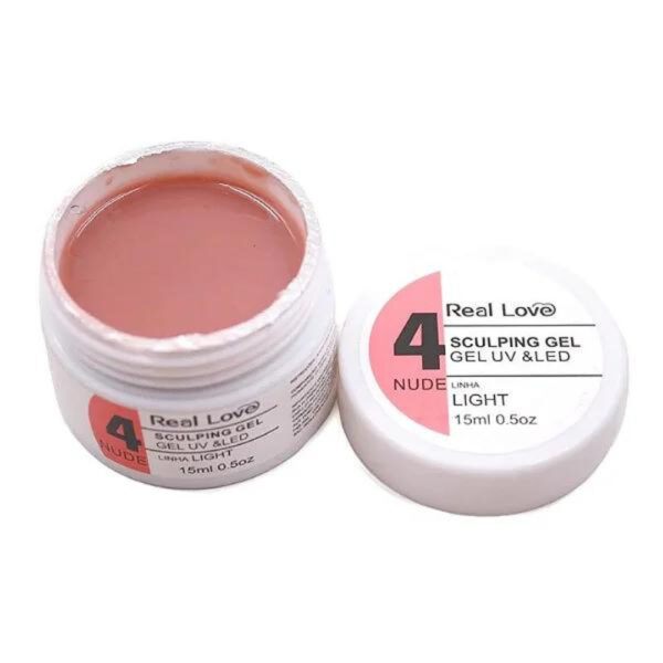 Gel Real Love Light Nude 04 15ml - Imagem 2