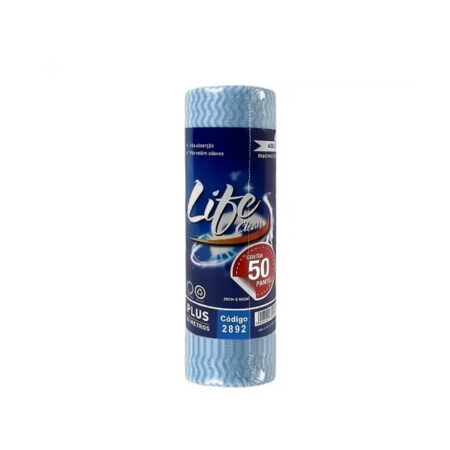 Pano Multiuso Life Clean Azul 50 unidades