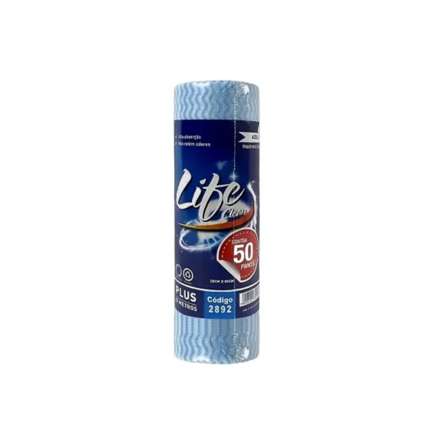 Pano Multiuso Life Clean Azul 50 unidades