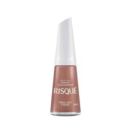 Esmalte Risque Linda, Leve e Nude 8ml