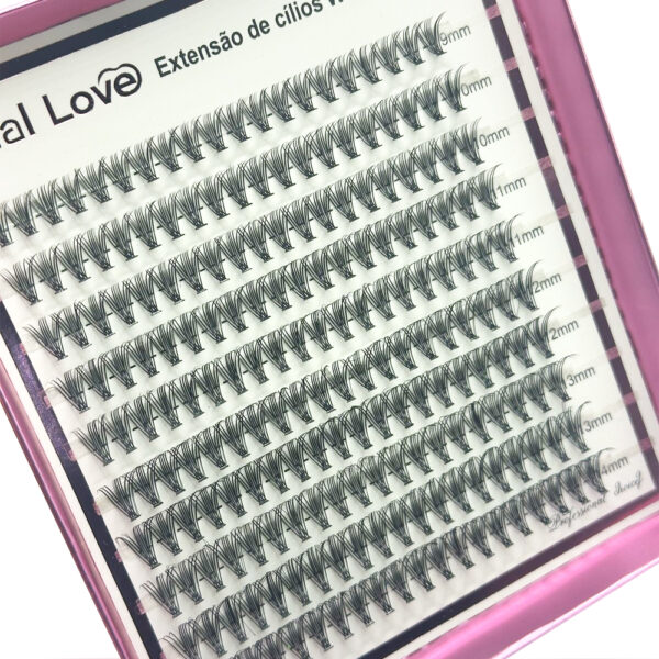 Cilios Tufo Real Love 20P Mix 0.10D - Imagem 2