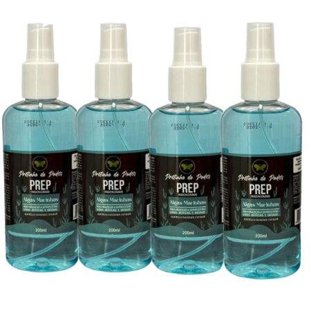 Kit 4 Prep Pretinho do Poder Algas Marinhas 200ml #PG3