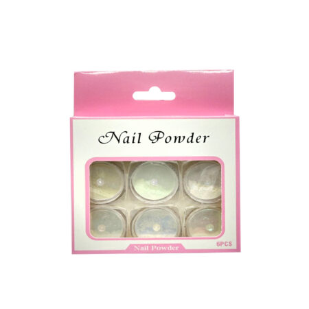 Po Cromado Sereia Nail Powder 6 unidades
