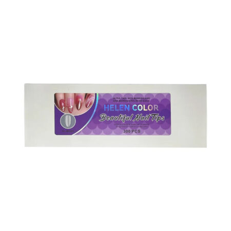 Postiça Soft Gel Almond Fosca Helen Color 300 unidades