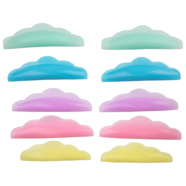 Pad de Silicone Nuvem para Lash Lifting 5 Pares Master - Imagem 2
