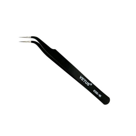 Pinça de Cílios Vetus ESD-15 Preta