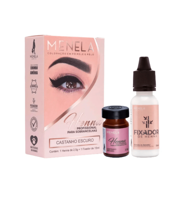 Henna Menela Castanho Escuro 2,5g