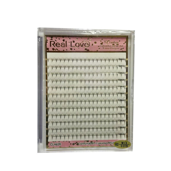 Cilios Tufo Real Love 6d Mix 0.07D