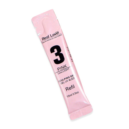 Gel Real Love Pink 3 Refil 15ml