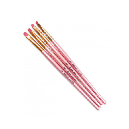 Kit Pincel Reto Helen Color 4 Unidades