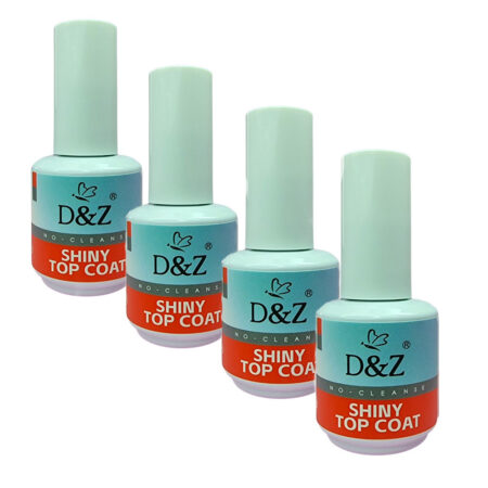 Kit 4 Top Coat DZ Shiny 15ml #PG3