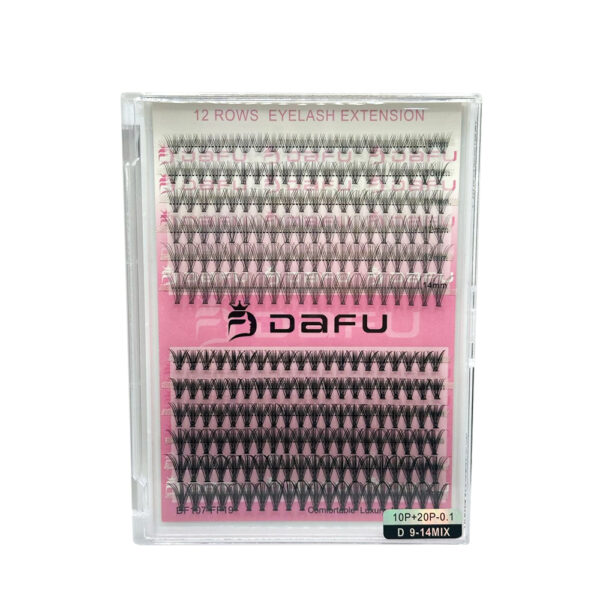 Cilios Tufo Dafu 10P+20P 0.1D 9-14mm Mix