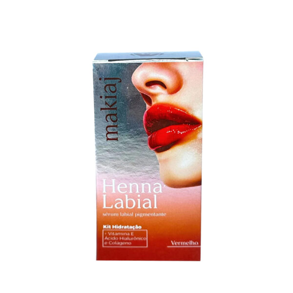 Henna Labial Makiaj Vermelho