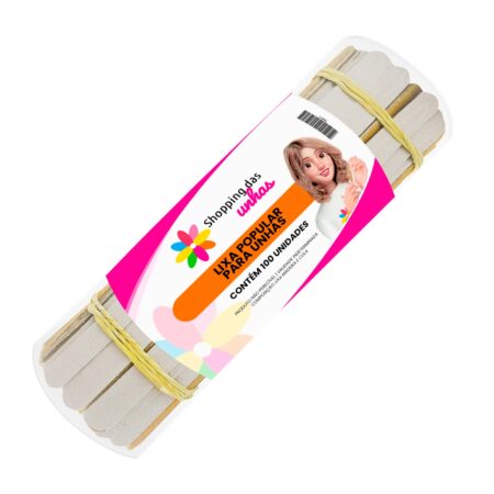 Lixa Tradicional 16cm 100 Unidades Shopping das Unhas