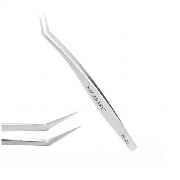 Pinca de Cilios Nagaraku Semi Curvada N-03