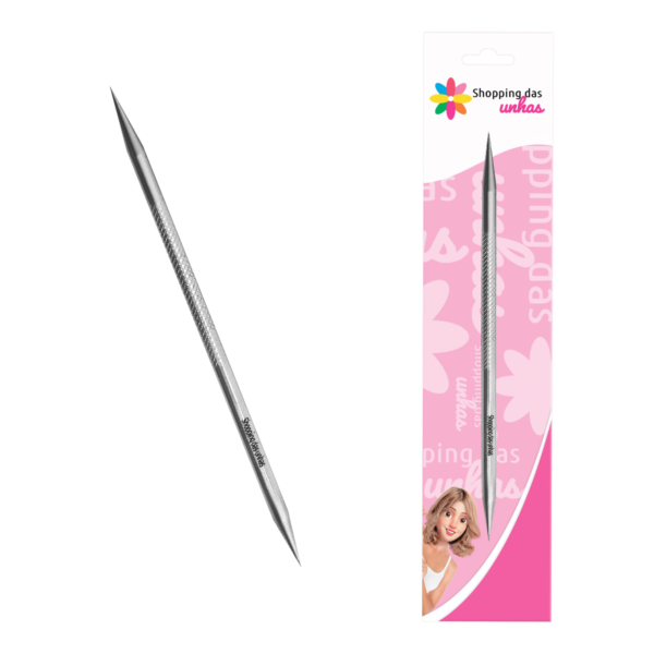 Palito Ponta Dupla Inox 10039 Shopping das Unhas