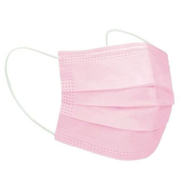 Máscara Descartável Ingadesc Rosa 50 unidades - Image 2