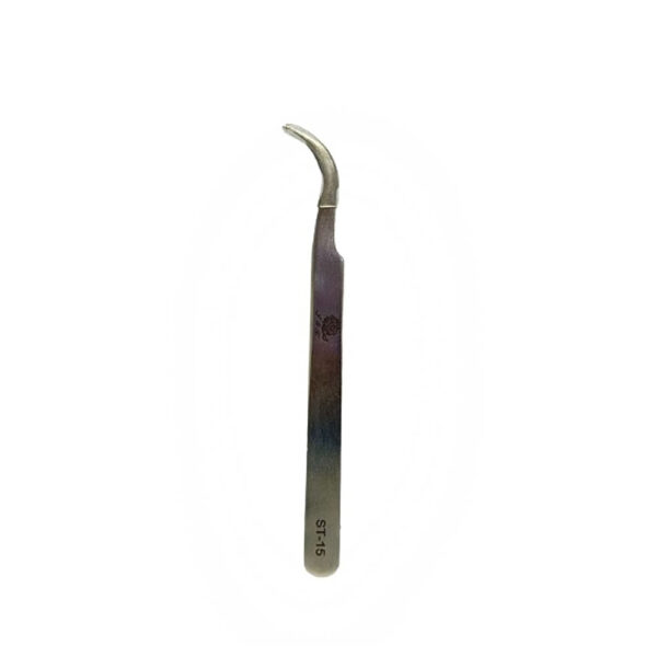 Pinça de Cílios JX ST-15 Prata - Imagem 2