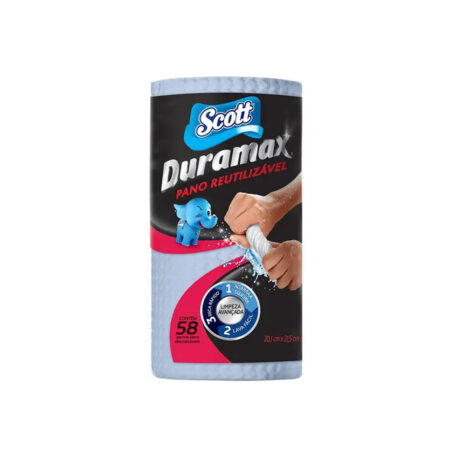 Pano Reutilizável Duramax Scott 58 unidades Azul