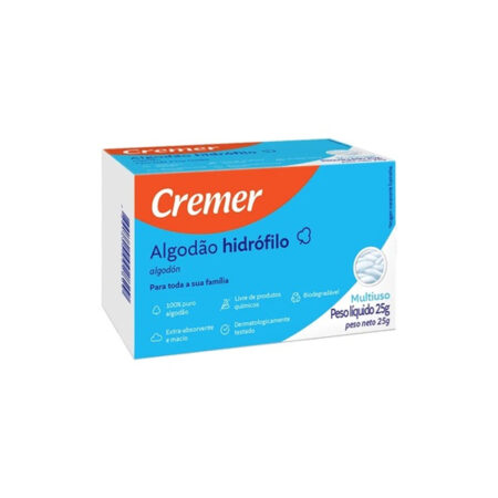 Algodão Cremer Caixinha 25g