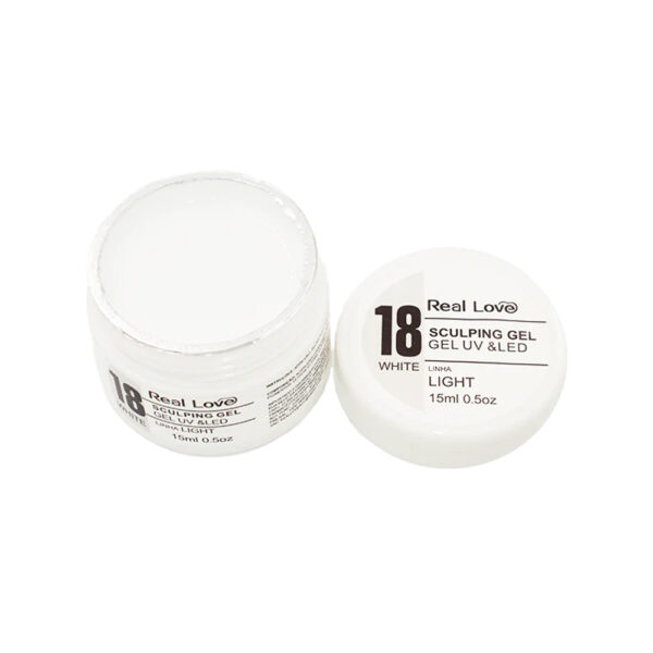 Gel Real Love Light White 18 15ml - Imagem 2