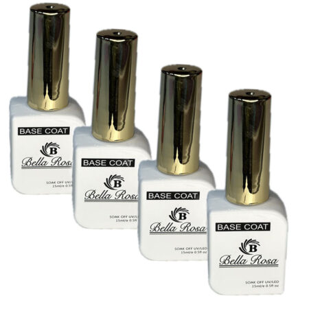 Kit 4 Base Coat Bella Rosa 15ml #PG3