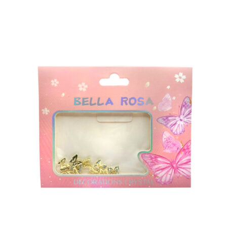 Kit Decoração Borboleta Dourada Bella Rosa