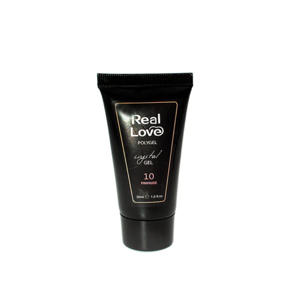 Polygel Real Love Crystal 10 Pink Nude 30ml