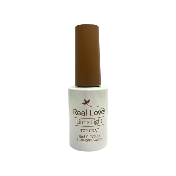 Top Coat Linha Light Real Love 8ml