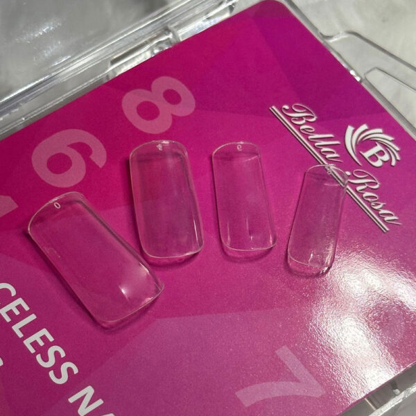 Postiça Curvatura C Transparente Bella Rosa 100 unidades - Image 2