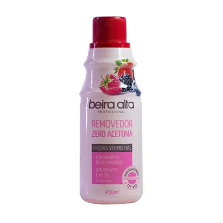 Removedor Beira Alta Zero Acetona Frutas Vermelhas 450ml