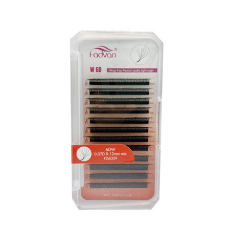 Cílios Fadvan Lashes W 6D 0.07D 8-12mm Mix