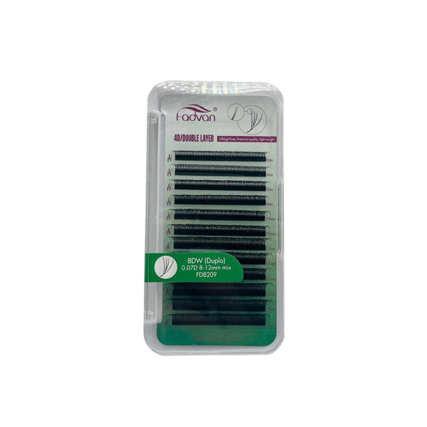 Cílios Fadvan Lashes 8D W Double 0.07D 8-12mm Mix