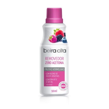Removedor Beira Alta Zero Acetona Frutas Vermelhas 90ml