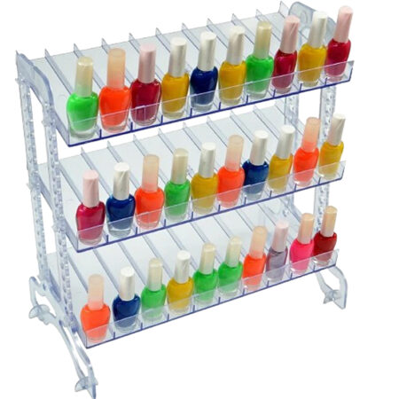 Mini Display Organizador de Esmaltes Santa Clara Transparente