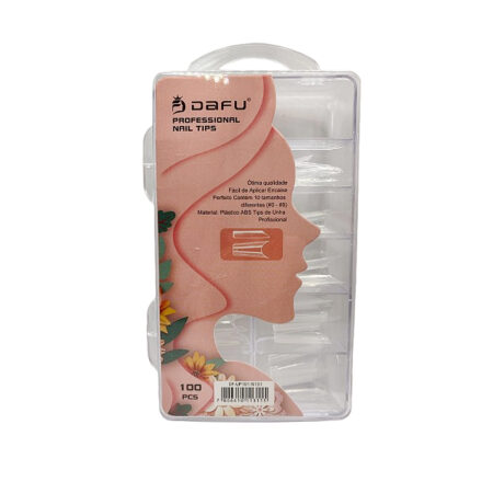 Tip Bailarina Transparente Dafu 100 unidades