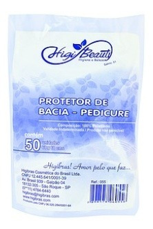 Protetor de Bacia Pedicure 50 unidades Higibras