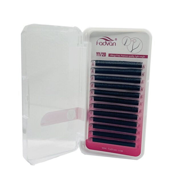 Cílios Fadvan Lashes YY 2D 0.07D 12mm - Imagem 3