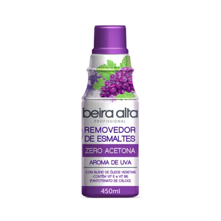 Removedor Beira Alta Zero Acetona Uva 450ml