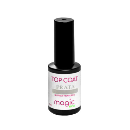 Top Coat Prata Magic Eco 10ml