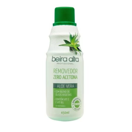 Removedor Beira Alta Zero Acetona Aloe Vera 450ml
