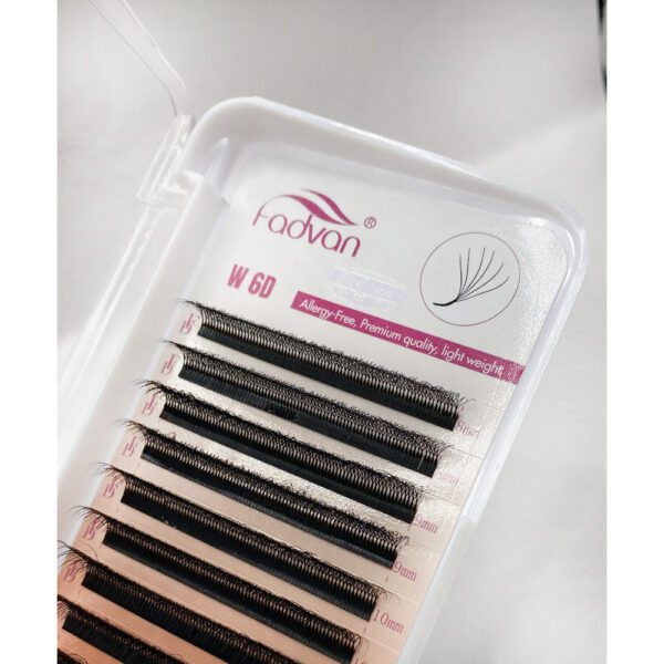Cílios Fadvan Lashes W 6D 0.07D 8-12mm Mix - Imagem 2