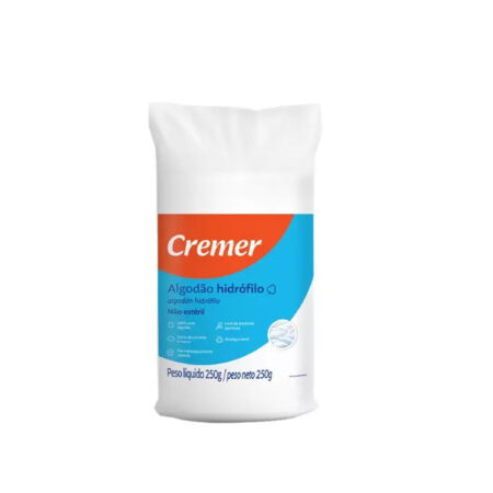 Algodão Hidrófilo em Rolo Cremer 250g