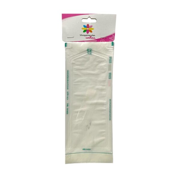 Envelope Autoclave 9x23cm 20 unidades Shopping das Unhas