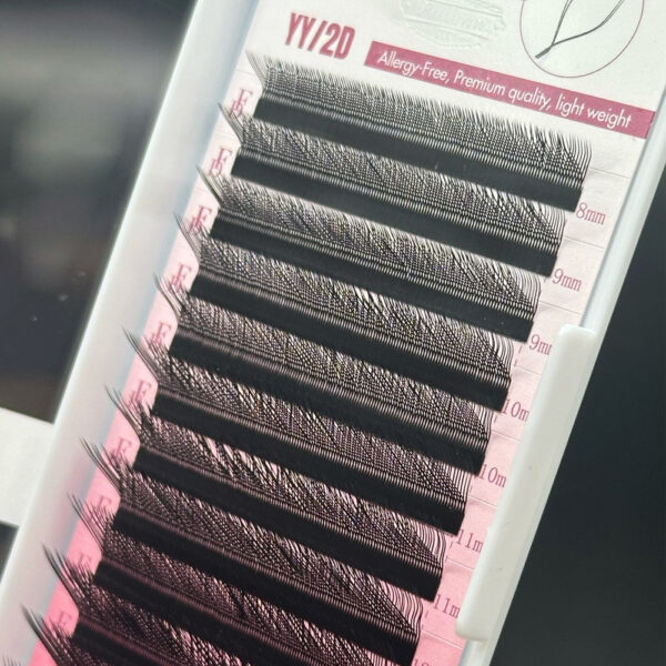 Cílios Fadvan Lashes YY 2D 0.07L 8-14mm - Imagem 2