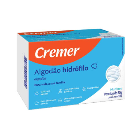 Algodão Cremer Caixinha 50g
