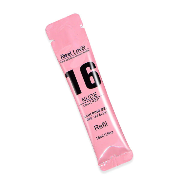Gel Real Love Nude 16 Refil 15ml