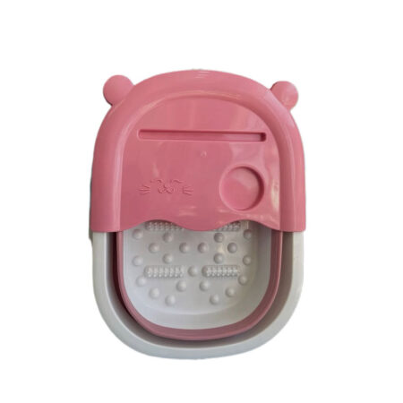 Bacia Pedicure Dobrável Rosa